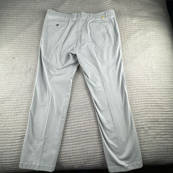 Duck Head Gold School Pant Men 42x32 Gray Chino Khaki Classic Fit Stretch - Picture 5 of 12